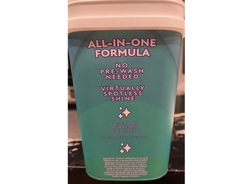 Member's Mark Platinum Clean Auto Dishwasher Pacs, 62 oz/1.76 kg, 110 Count