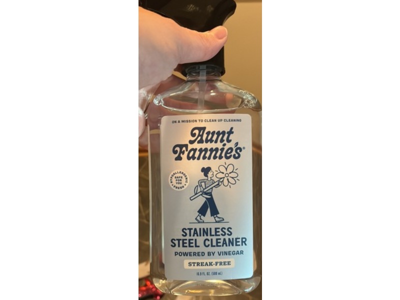 Aunt Fannie's Stainless Steel Cleaner, 16.9 fl oz/500 mL