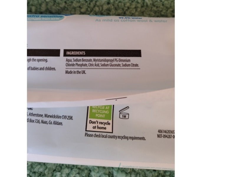 Mamia Extra Sensitive Baby Wipes, 60 Count