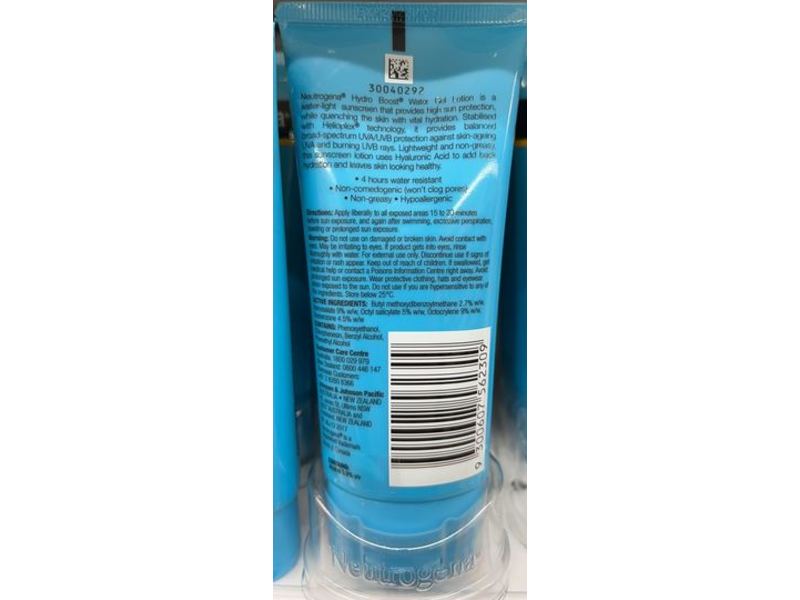 Neutrogena Hydro Boost Water Gel Lotion, SPF 50, 88 mL