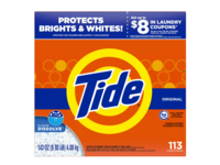 Tide Powder Laundry Detergent, Original, 113 Loads, 143 oz/4.08 kg - thumbnail 1