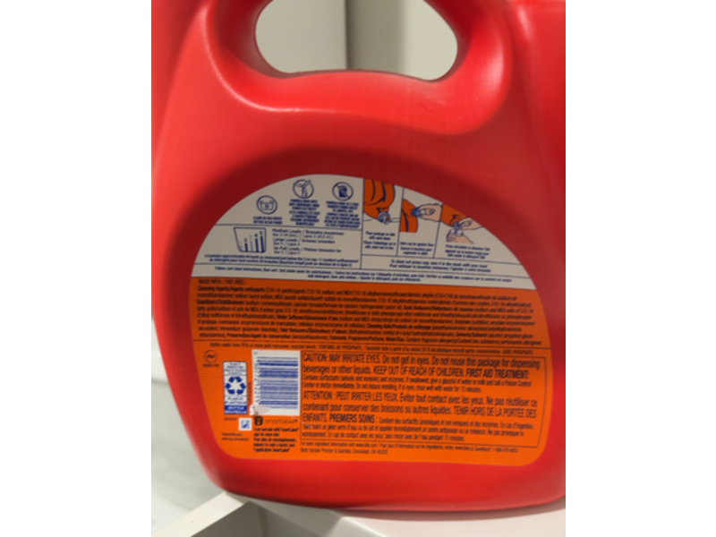 Tide+ Hygienic Clean 10X Heavy Duty Liquid Detergent, Spring Meadow, 94 Loads, 132 fl oz/3.9 L