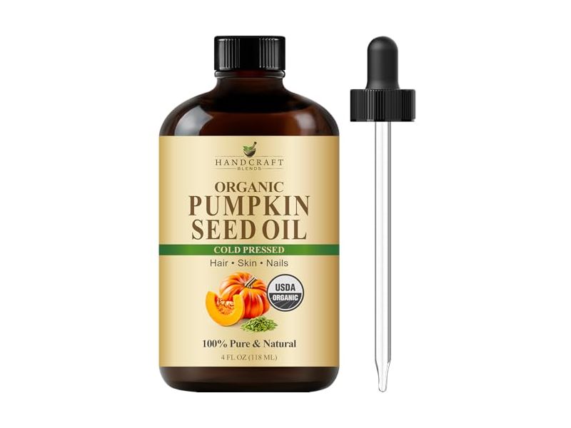 Handcraft Blends Organic Oil, Pumpkin Seed, 4 fl oz/118 mL