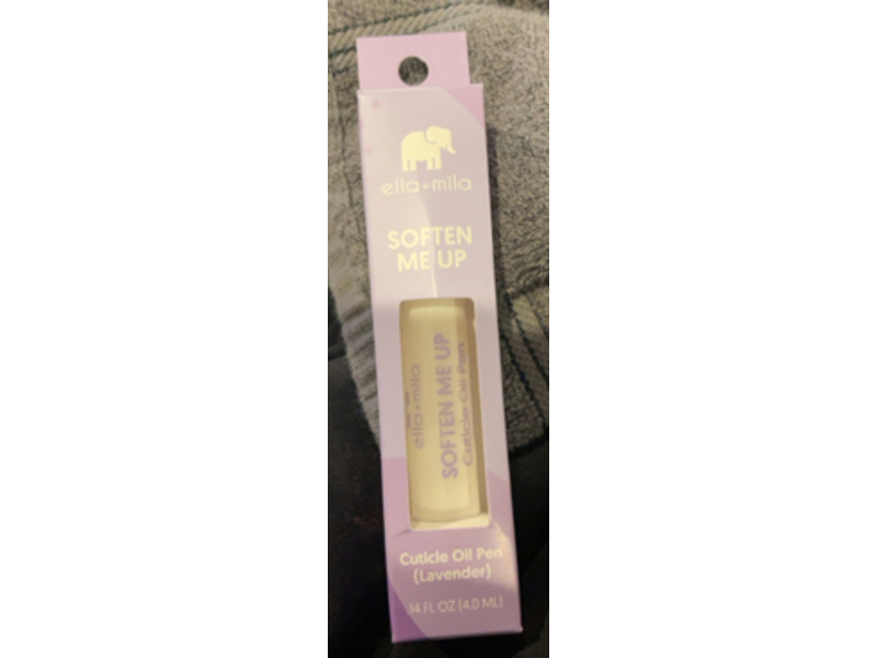 Ella + Mila Soften Me Up Cuticle Oil Pen, Lavender, 0.14 fl oz/4.0 mL