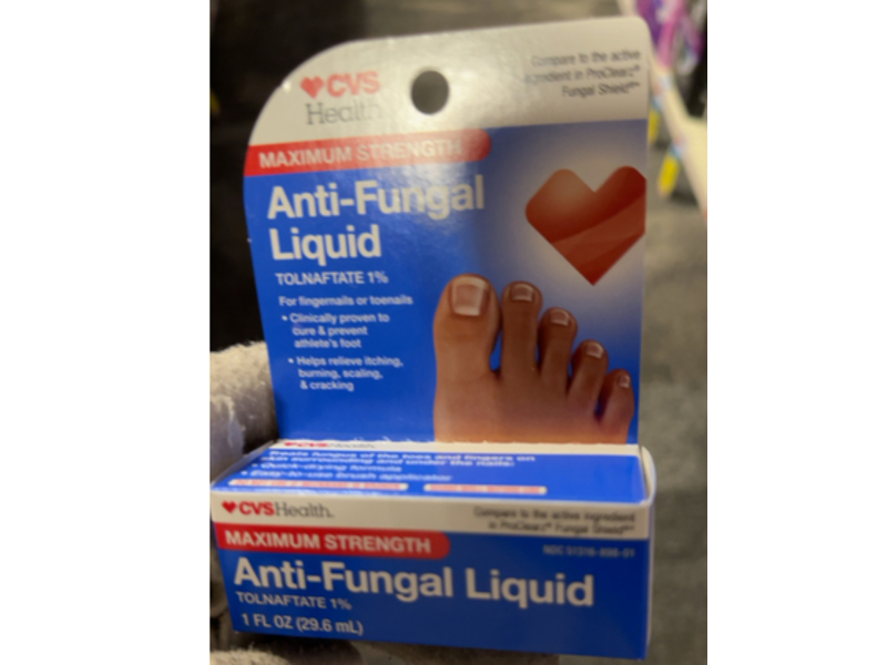 Cvs Health Anti Fungal Liquid, Maximum Strength, 1 fl oz/29.6 mL