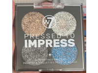 W7 Pressed To Impress Glitter Face-Palette, Style Icon, 0.15 oz/4.4 g - Image 3