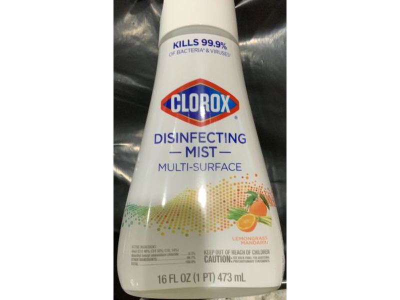 Clorox Disinfecting Mist, Lemongrass Mandarin, 16 fl oz/473 mL