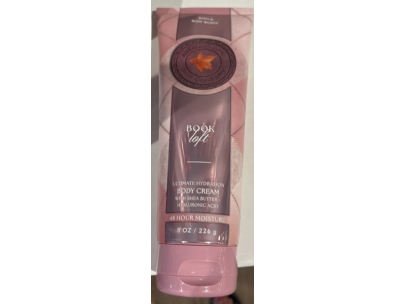 Bath & Body Works Ultimate Hydration Body Cream, Book Loft, 8 oz/226 g