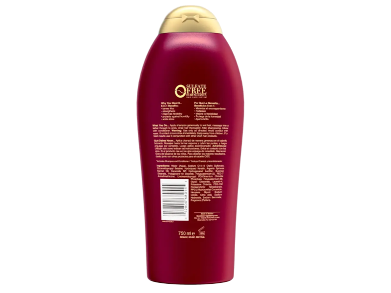 Ogx Keratin Smoothing Oil Shampoo , 25.4 fl oz/750 mL