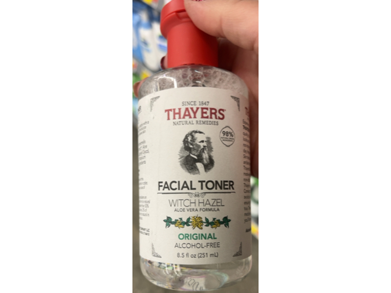 Thayers Natural Remedies Witch Hazel Facial Toner, Original, 8.5 fl oz/251 mL