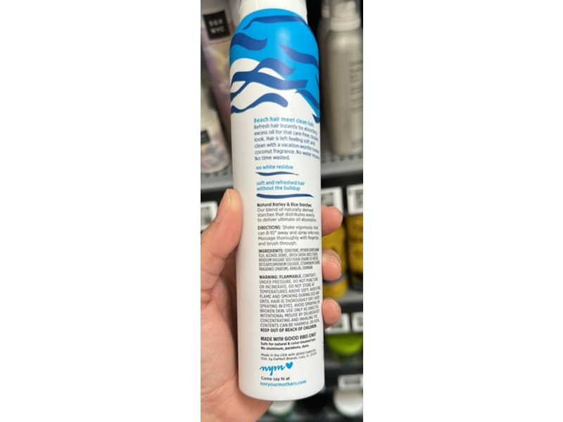 Not Your Mother's Texturizing Beach Babe Dry Shampoo, Toasted Coconut Fragrance, 4.4 oz/125 g