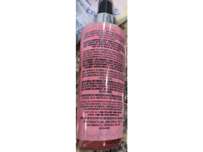 Avon Ultra Sexy Heart Body Mist, 5.1 fl oz/150 mL