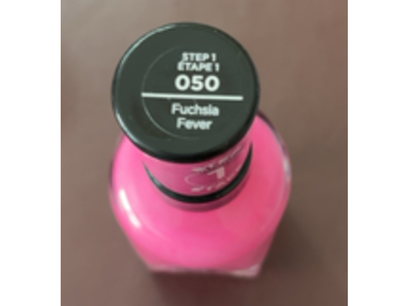 Sally Hansen Neon Miracle Gel, 050 Fuchsia Fever, 0.50 fl oz/14.7 mL