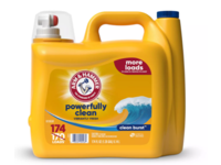 Arm & Hammer Liquid Laundry Detergent, Clean Burst, 174 fl oz/5.14 L - thumbnail 1