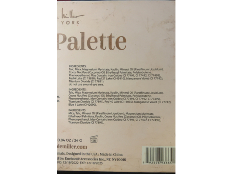 Nicole Miller Face Palette, 0.84 oz/24 g