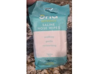 Ona Renewals Saline Nose Wipes, Fragrance Free, 20 Count, Pack Of 3 - thumbnail 2