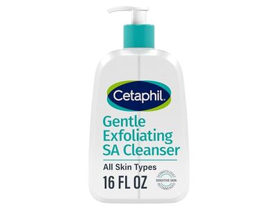 Cetaphil Gentle Exfoliating SA Cleanser, Salicylic Acid, Mandelic Acid & PHA, 16 fl oz/473 mL