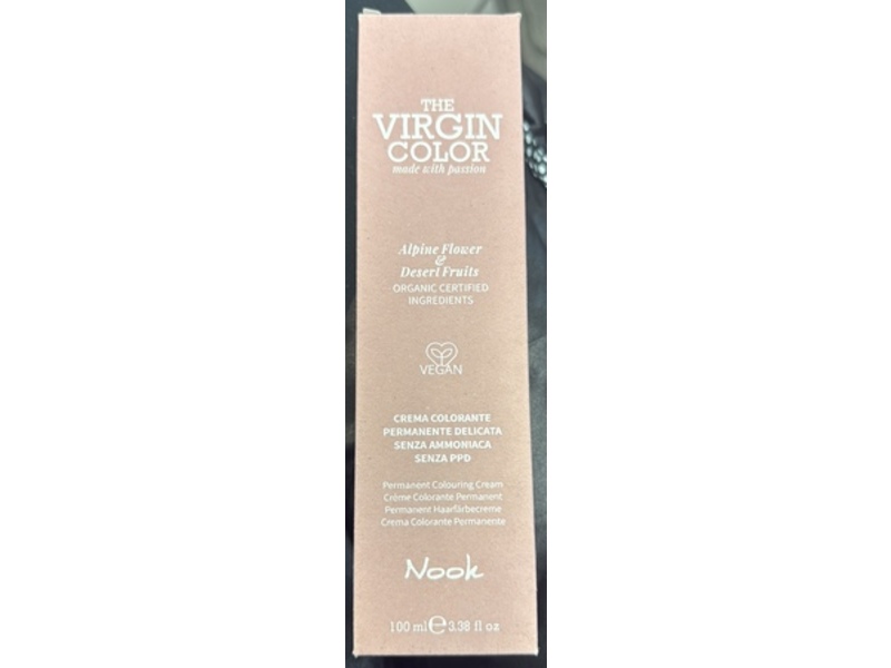 Nook The Virgin Color Permanent Coloring Cream, 6.1 Dark Blonde Ash, 3.38 fl oz/100 mL