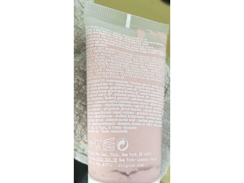 Origins Original Skin Retexturizing Mask, Rose Clay, 1 fl oz/30 mL