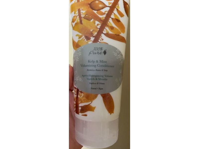 100% Pure Volumizing Conditioner, Kelp & Mint, 8 fl oz/236 mL