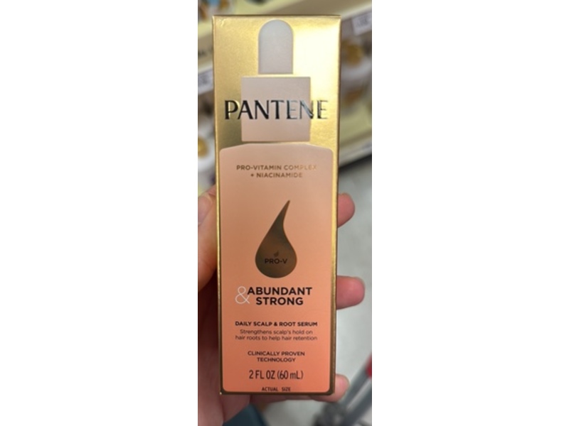 Pantene Abundant & Strong Daily Scalp & Root Serum, 2 fl oz/60 mL