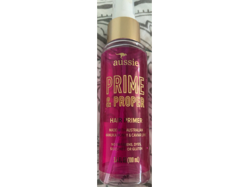 Aussie Prime & Proper Hair Primer Treatment, 3.4 fl oz/100 mL