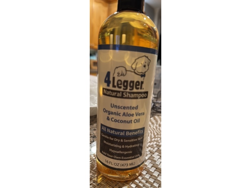 4-Legger Natural Shampoo, Unscented, 16 fl oz/473 mL