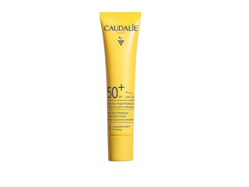 Caudalie Very High Protection Lightweight Cream, SPF 50+, 1.3 fl oz/40 mL
