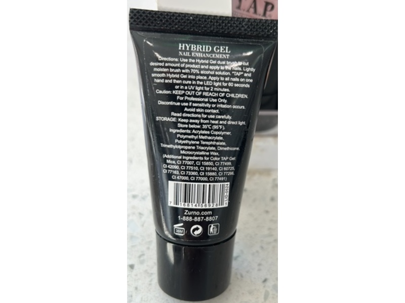 Zurno T.A.P Hybrid Nail Enhancement Gel, #05 French Pink, 30 mL