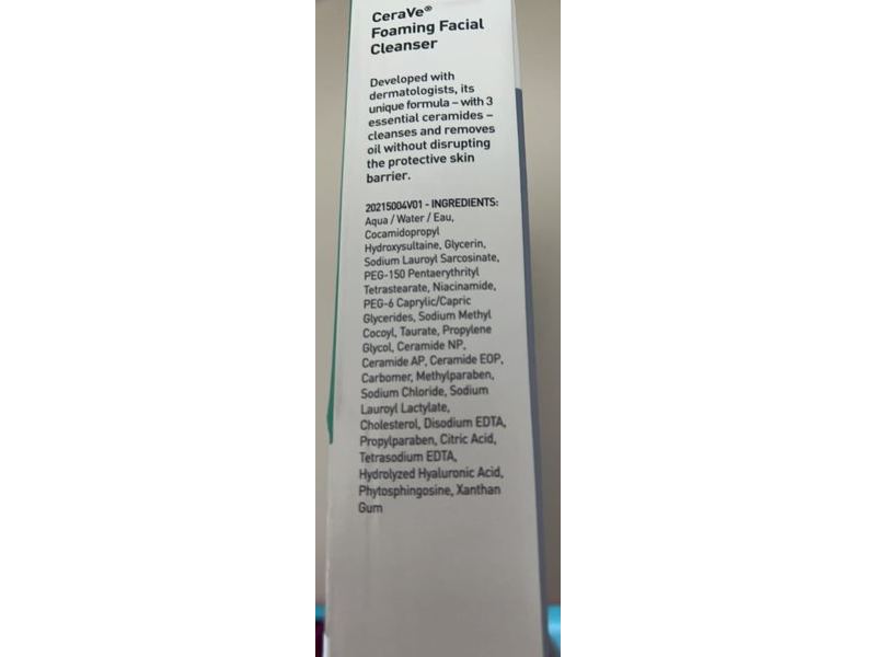 CeraVe Foaming Facial Cleanser, 12 fl oz/ 355 mL, Pack Of 2