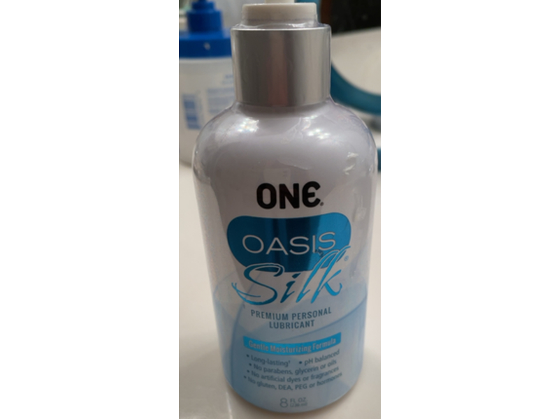 Oasis One Silk Premium Personal Lubricant, 8 fl oz/236 mL