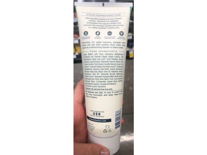 The Seaweed Bath Co. Hydrating In-Shower Body Conditioner, 8 fl oz/236 mL