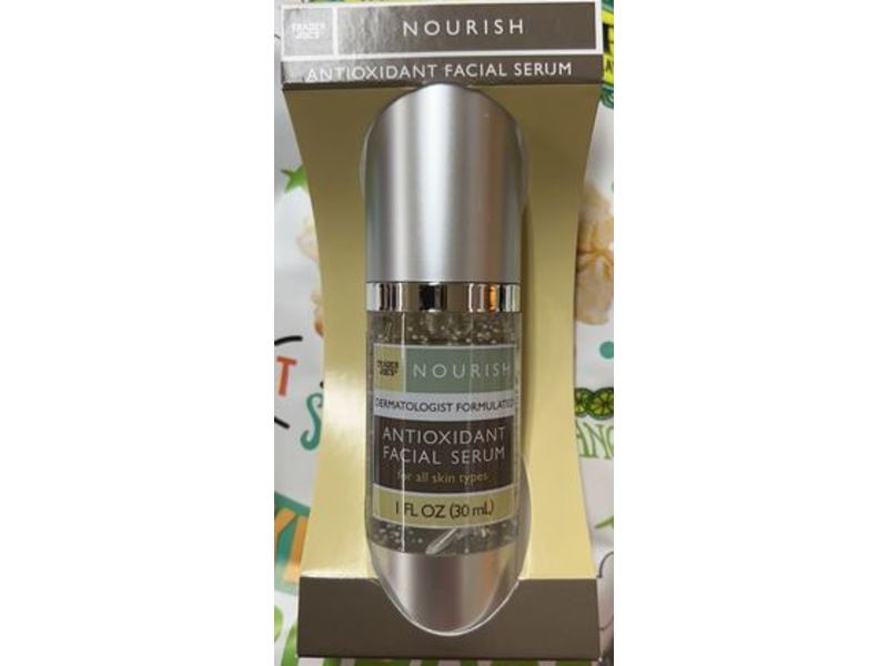 Trader Joe's Antioxidant Facial Serum, 1 fl oz/30 mL, Pack Of 2