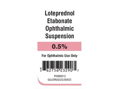 Loteprednol Etabonate Ophthalmic Suspension 0.5%, 5 mL, Sun Pharma (Rx)