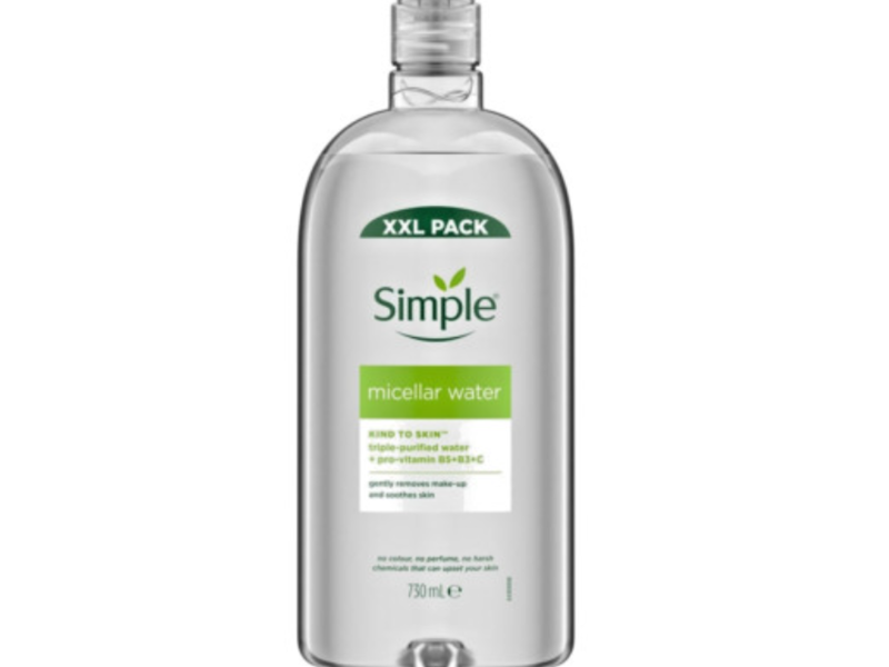 Simple Micellar Water, Pro-Vitamin B5+B3+C, 730 mL