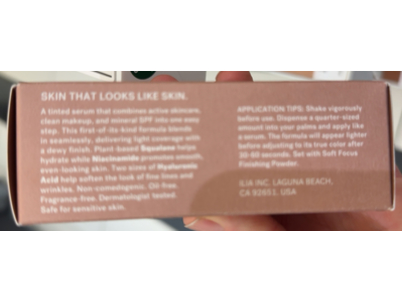 ILIA Super Serum Skin Tint, SPF 40, Rendezvous ST1, 1 fl oz/30 mL