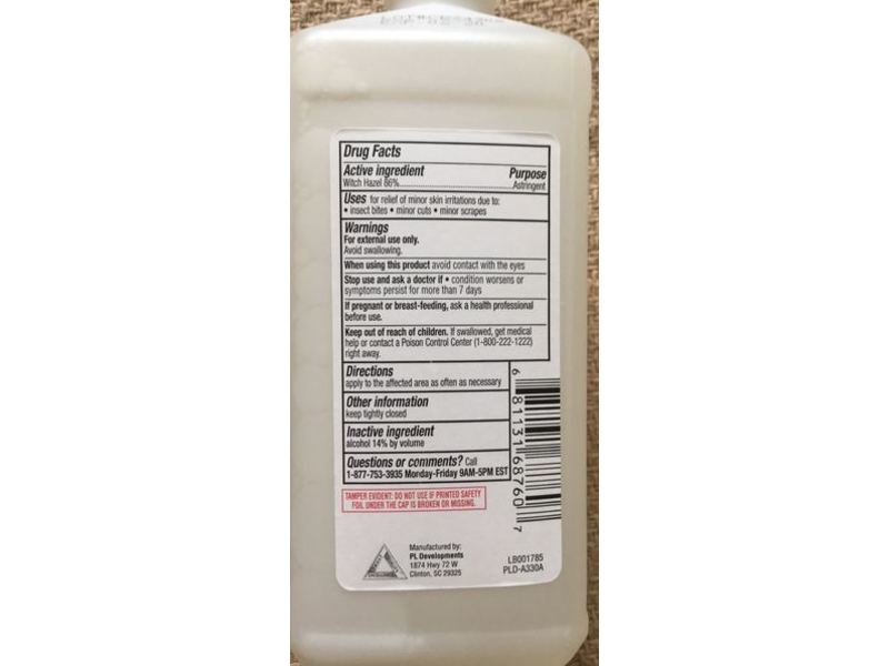 Aaron's Brands Distilled Extract Of Witch Hazel Astringent USP, 16 fl oz