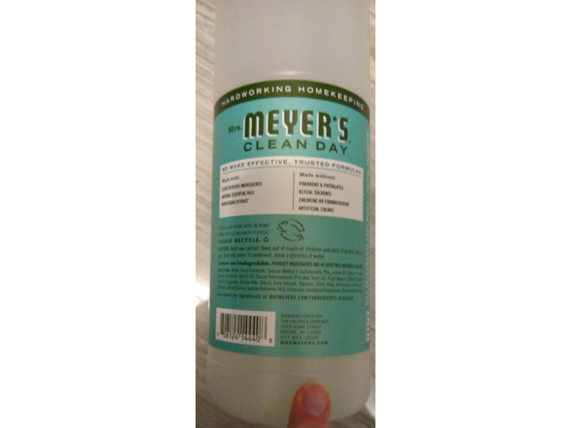 Mrs. Meyer's Clean Day Multi-Surface Concentrated Cleaner, Basil, 32 fl oz/946 mL