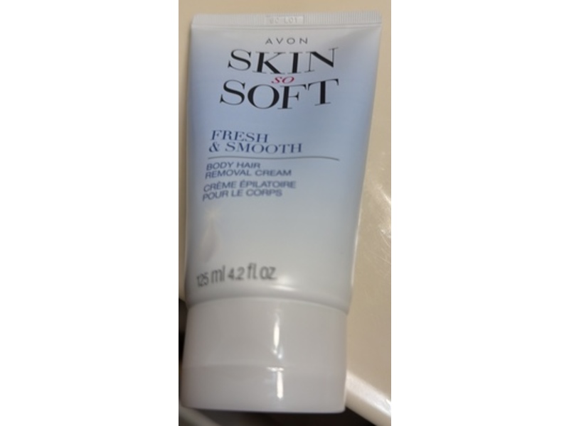 Avon Skin So Soft Fresh & Smooth Body Hair Removal Cream, 4.2 fl oz/125 mL