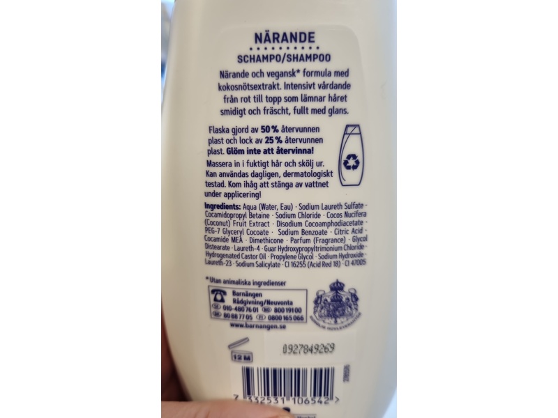 Barnangen Nourishing Shampoo, 250 mL