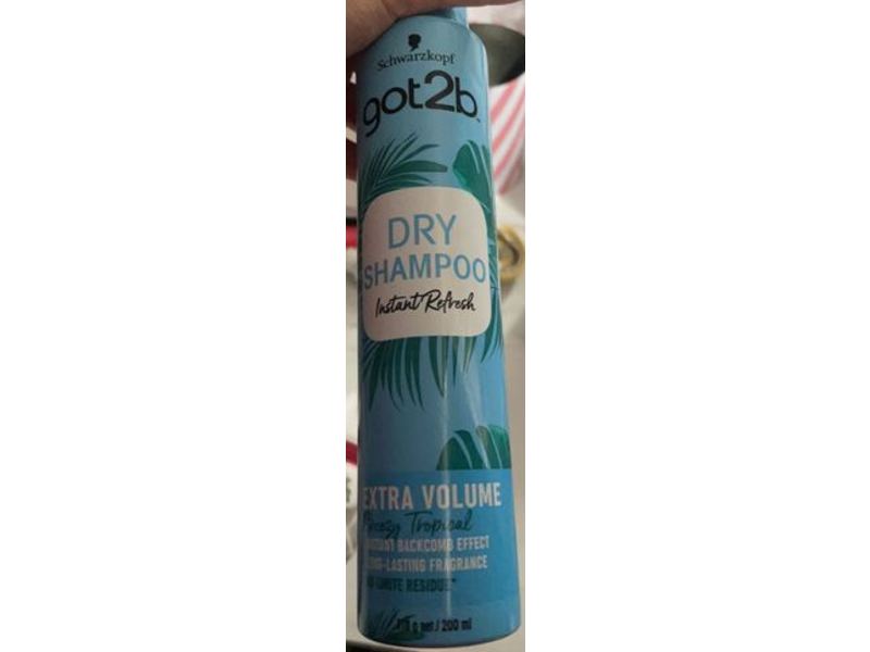 Schwarzkopf Got2b Dry Shampoo, Extra Volume, 200 mL