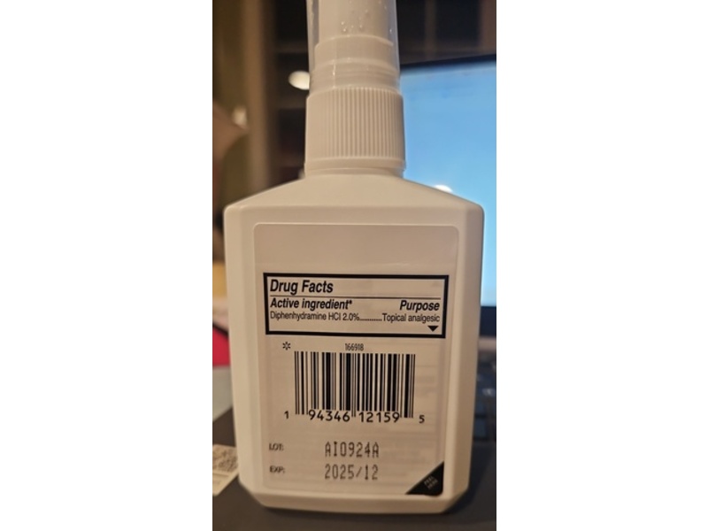 Equate Itch Relief Plump Spray, 2.5 fl oz/74 mL