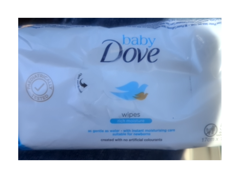 Dove Baby Rich Moisture Wipes, 50 Count, Pack Of 12