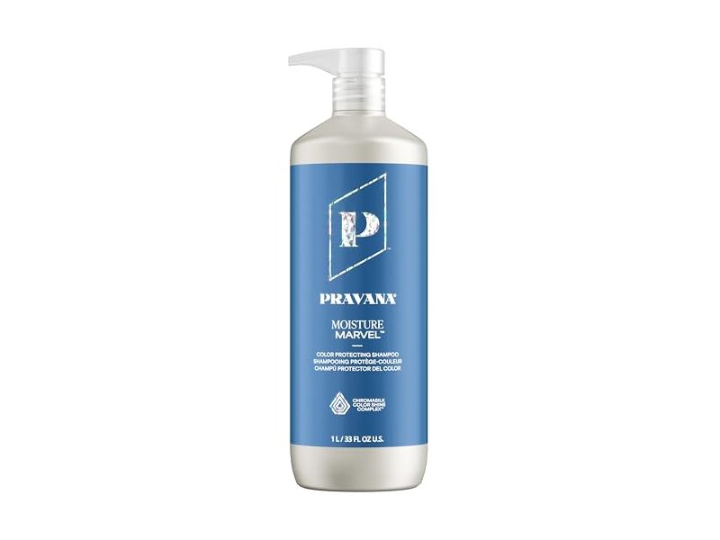 Pravana Moisture Marvel Color Protecting Shampoo, 33 fl oz/1 L