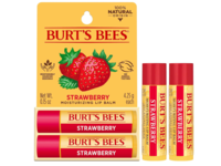 Burt's Bees Moisturizing Lip Balm, Strawberry, 0.15 oz/4.25 g, Pack Of 2 - thumbnail 1