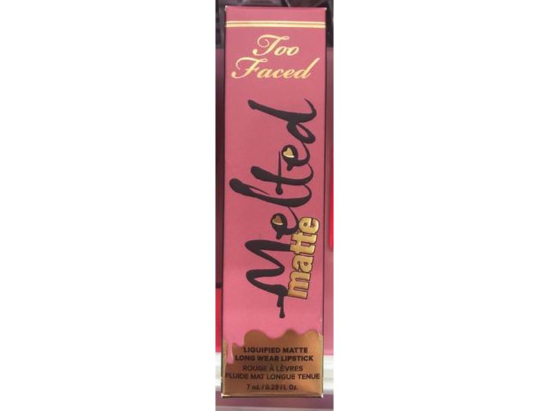 Too Faced Melted Matte Liquified Matte Long Wear Lipstick, Into You, 0.23 fl oz/7 mL