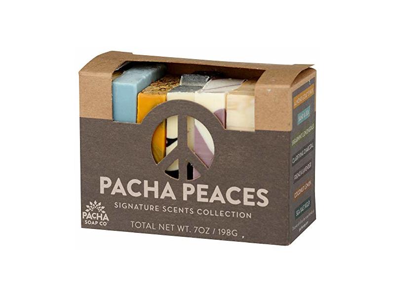 Pacha Peaces Bar Soap Variety Pack, 7 oz/198 g