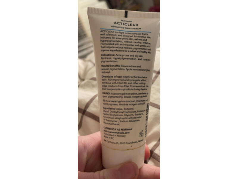 Elixir Cosmeceuticals Multi Action Acticlear, 60 mL