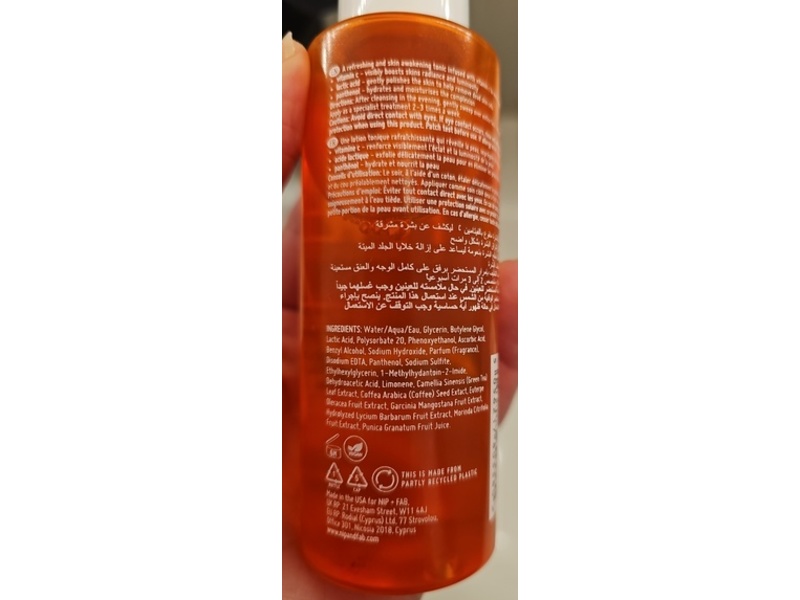 Nip + Fab Illuminate Vitamin C Fix Tonic, 3.38 fl oz/100 mL