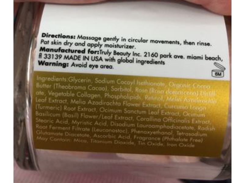 Truly Vegan Collagen Anti-Aging Body Polish, 6 fl oz